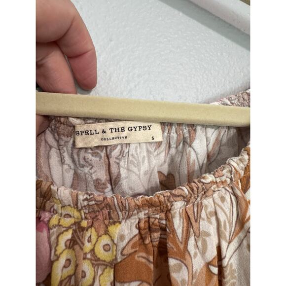 Spell and the Gypsy Collective Jungle One-Shoulder Dress - Picture 4 of 6